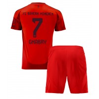 Camisa de time de futebol Bayern Munich Serge Gnabry #7 Replicas 1º Equipamento Infantil 2024-25 Manga Curta (+ Calças curtas)